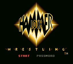 Hammerlock Wrestling (USA) Title Screen